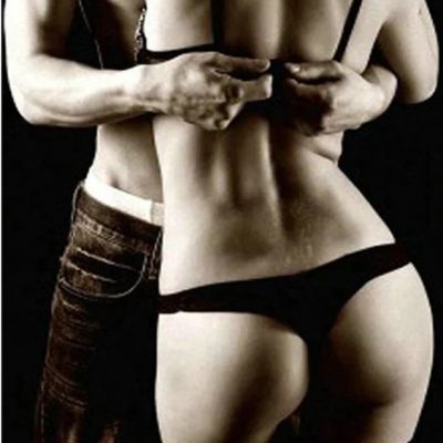 Diamant tavla sensuell avklädnad 40x50cm fyrkant