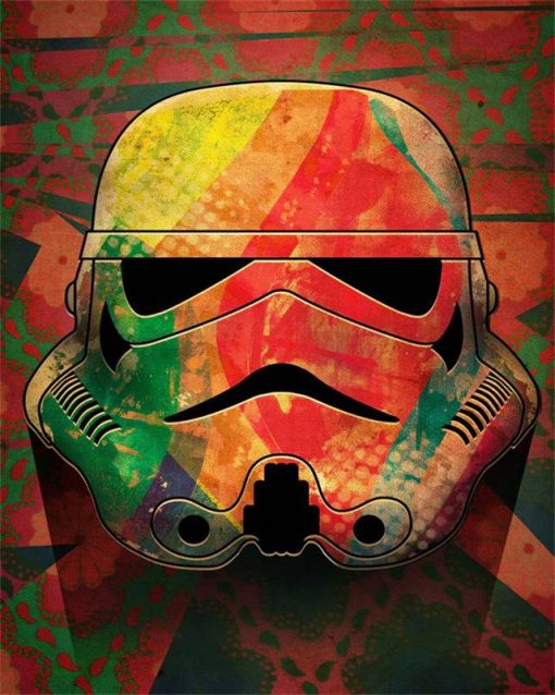 Diamant tavla Star Wars färgglad 40x50cm fyrkant