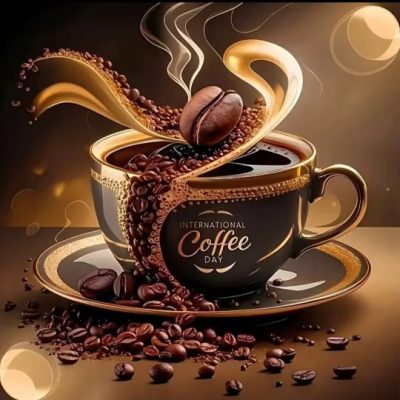 Diamant tavla kaffe 40x40cm fyrkantig