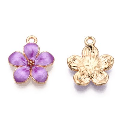 B007 berlock blomma lila