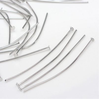 P104. hattpinnar i järn 50x0,75~0,8 mm, 100-pack