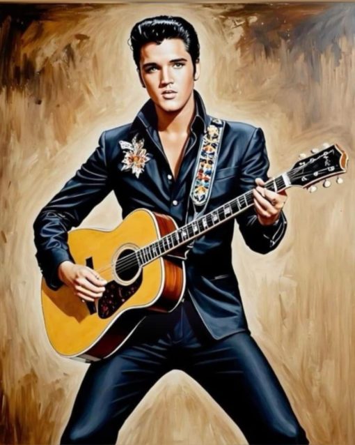 R41835 Elvis 50x70cm rund pärla