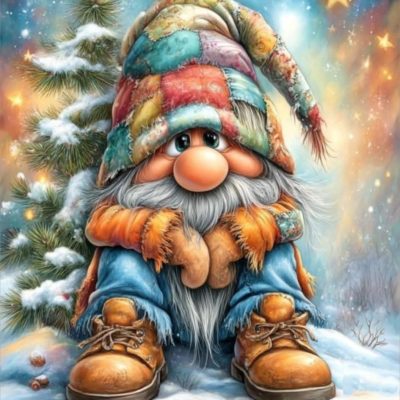 S50888 40x50cm tomte vätte fyrkantig pärla